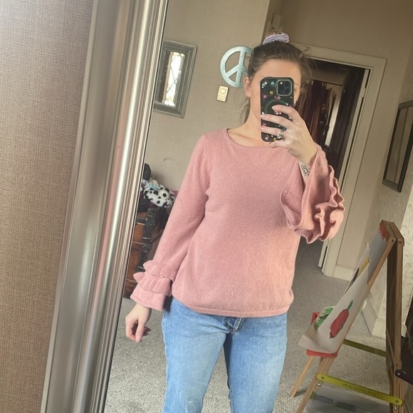 Charter Club Cashmere Luxury Bell Sleeve Sweater - Picture 5 of 11